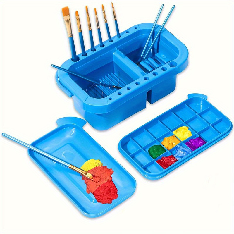 3-in-1 Paint Brush Cleaner Bas - Gouache Paint Set 评论和价格