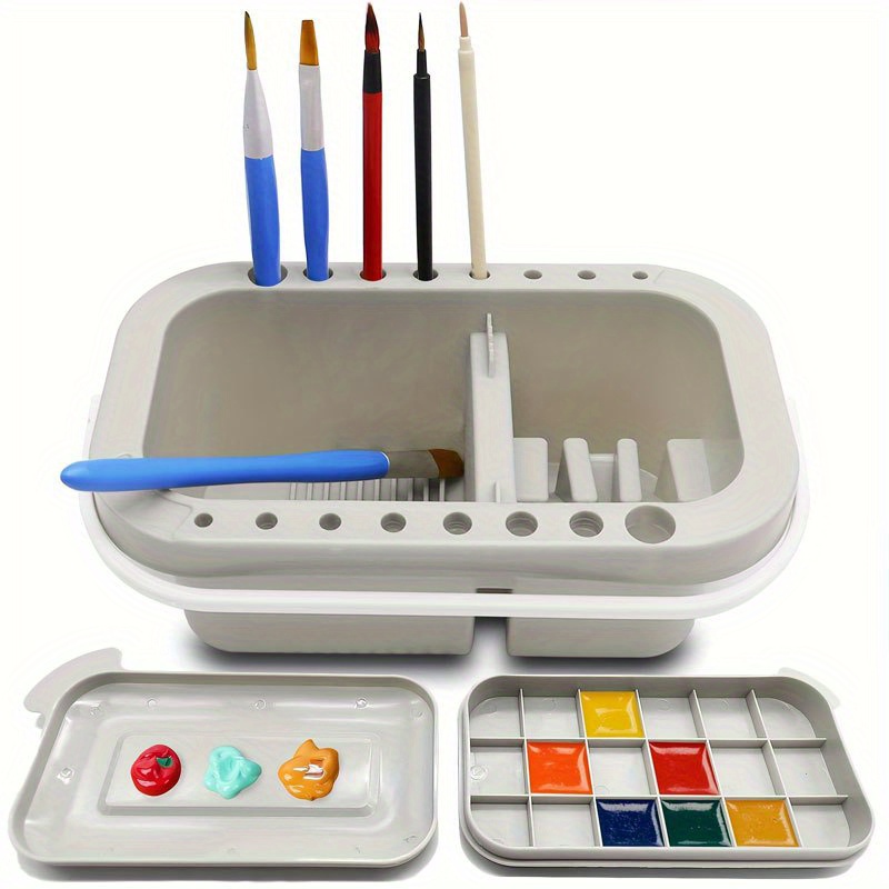 3-in-1 Paint Brush Cleaner Bas - Gouache Paint Set 评论和价格