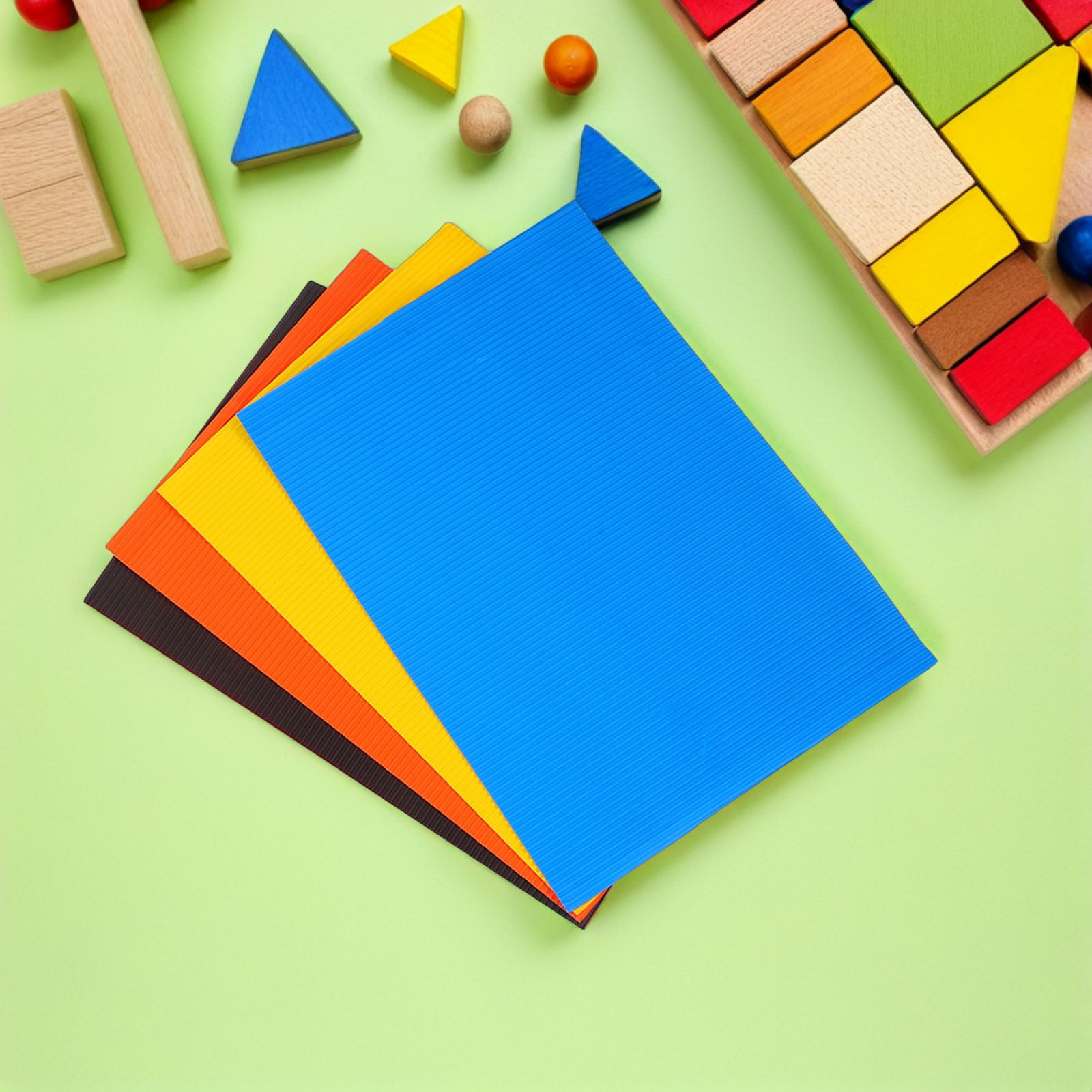 40Pcs Multi Colored Corrugated - Art Craft With Paper 评论和价格